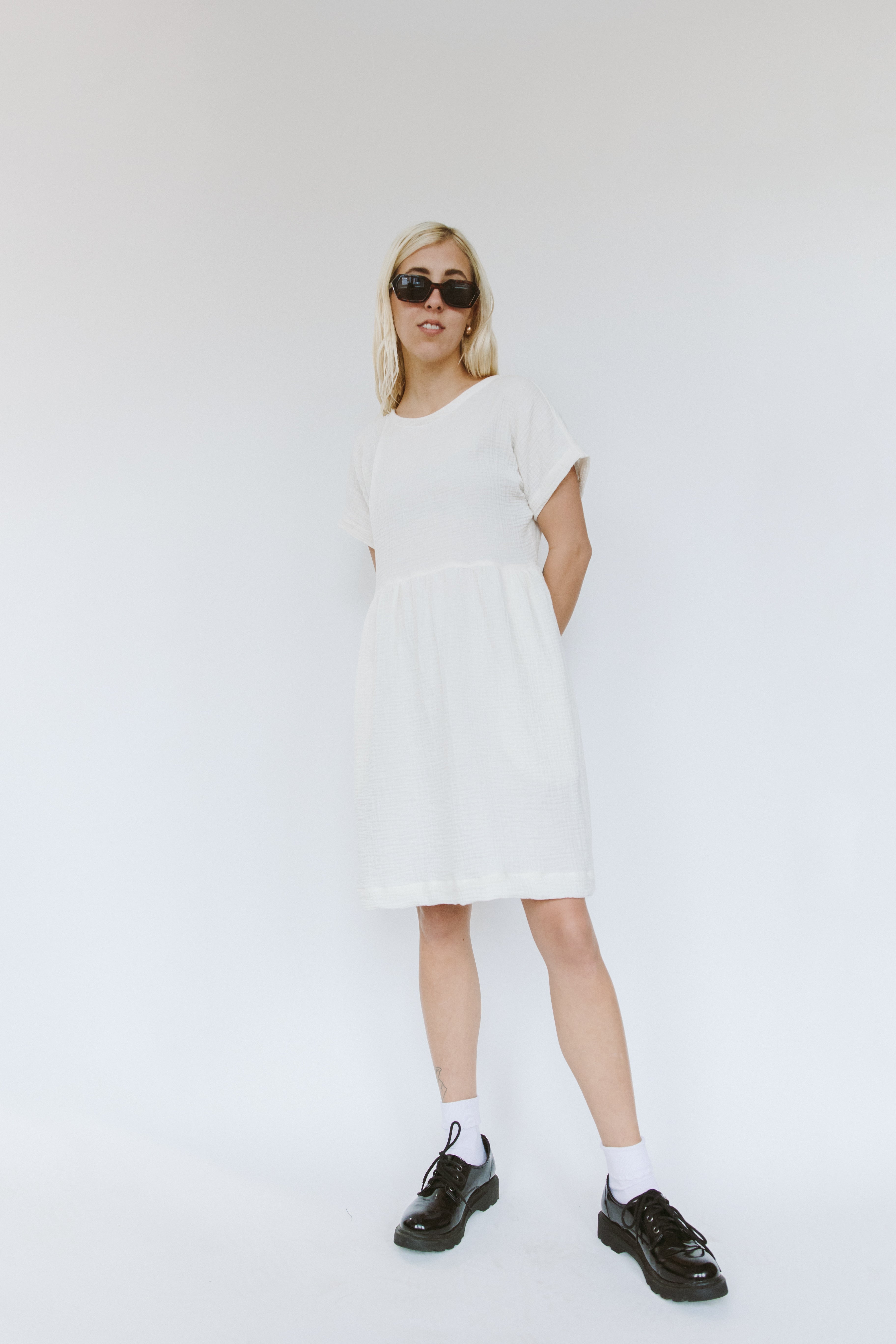 THE GABRIOLA DRESS IN COTTON GAUZE Jimi Collection