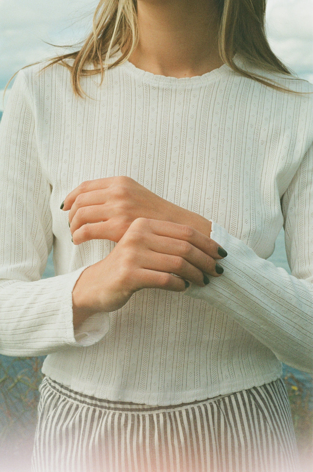 THE POINTELLE LONG SLEEVE