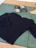 THE POINTELLE BOAT NECK