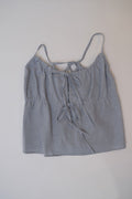 THE BELLA TOP XL BLUE CHECK