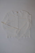 THE POINTELLE CARDIGAN MEDIUM WHITE