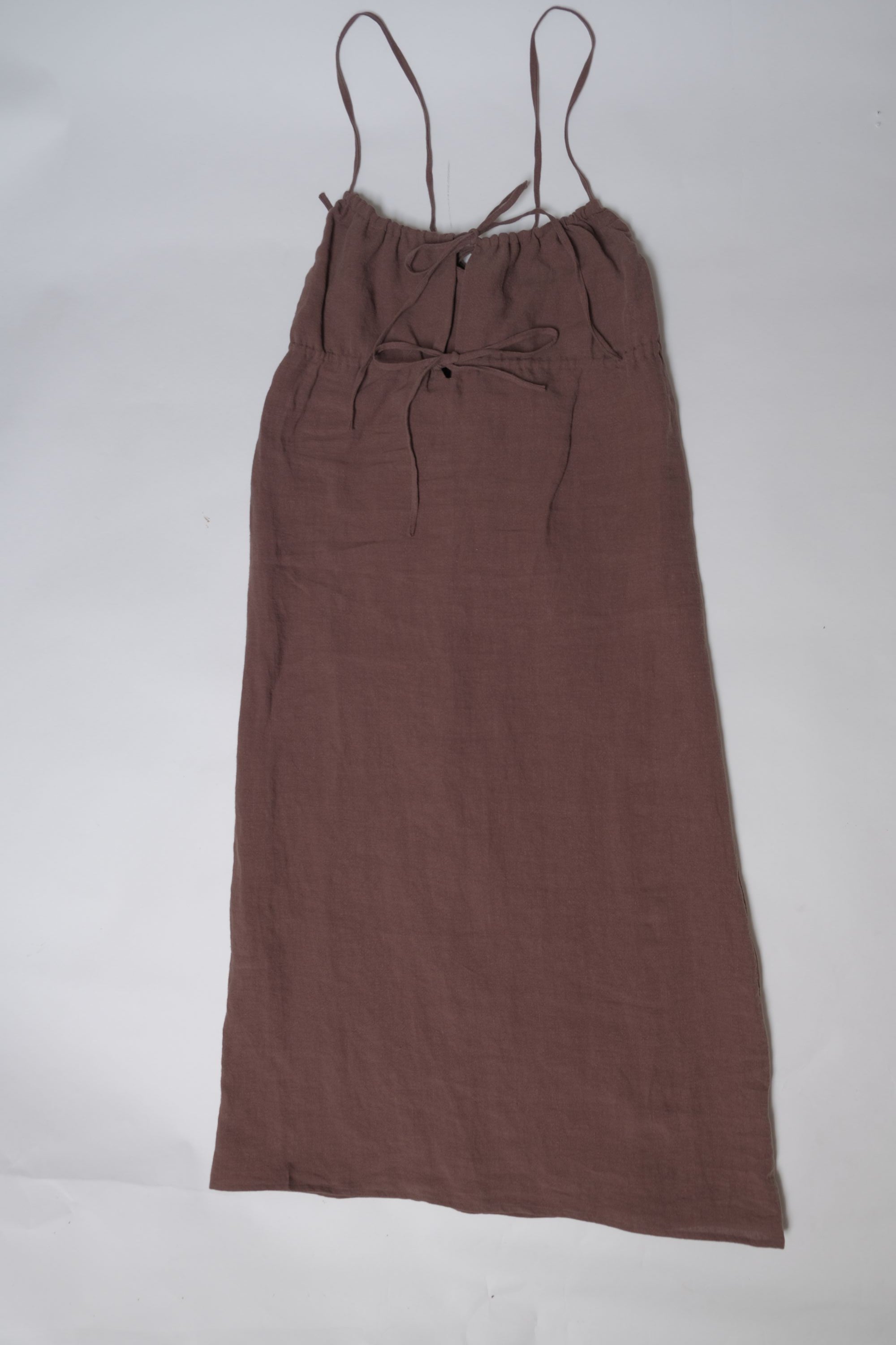 THE BELLA DRESS MEDIUM CHOCOLATE