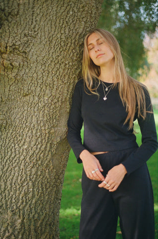 THE POINTELLE LONG SLEEVE