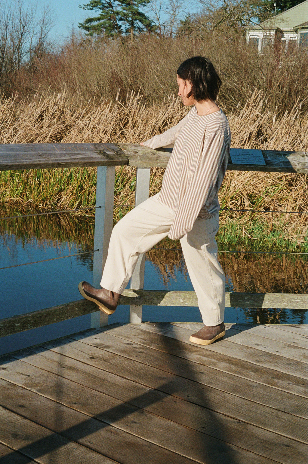 THE LOOSE STRIPED LONG SLEEVE