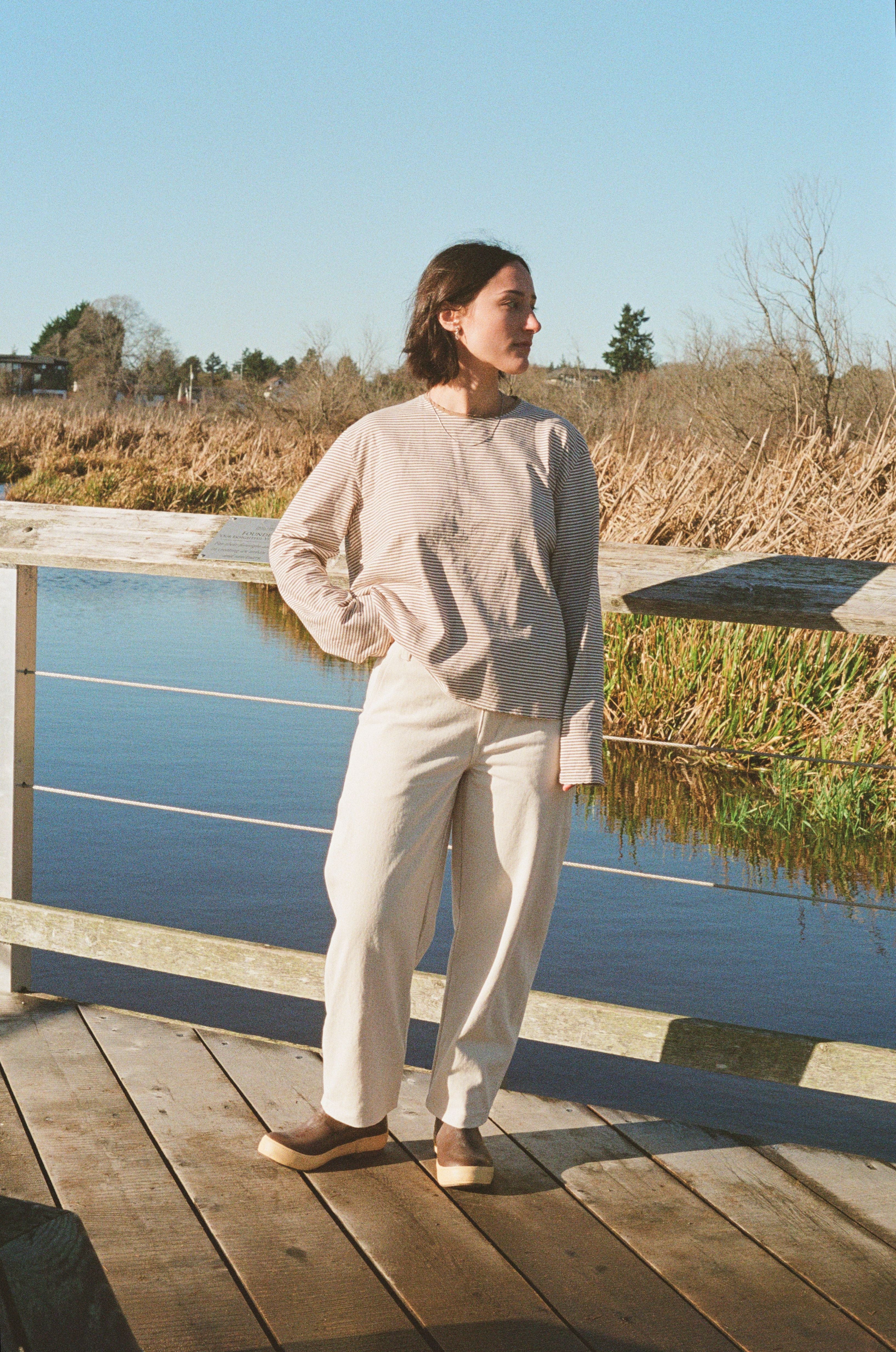 THE LOOSE STRIPED LONG SLEEVE