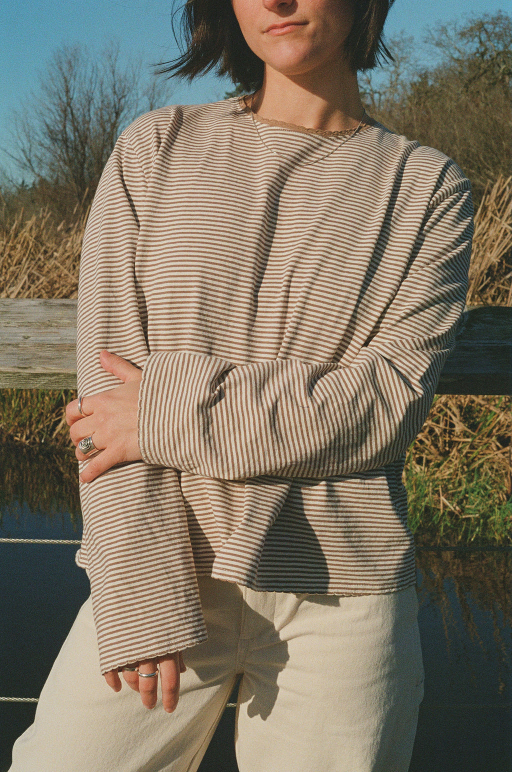 THE LOOSE STRIPED LONG SLEEVE