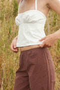 THE SARITA HALTER XL/XXL IVORY