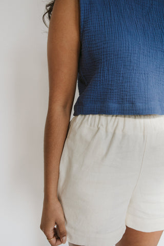 THE JAMES TOP IN COTTON GAUZE
